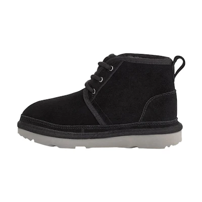 (Youth) UGG Neumel Graphic Boot Black Grey Suede