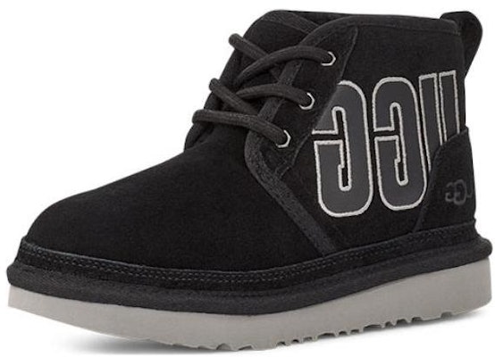 (青年款)UGG Neumel 圖案靴 黑灰色絨面革 1130787K-BGSD Order (青年款)UGG Neumel 圖案靴 黑灰色絨面革 1130787K-BGSD