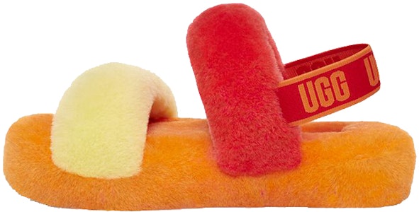 UGG 哦耶 毛絨涼鞋 大童 橘色 Buy UGG 哦耶 毛絨涼鞋 大童 橘色