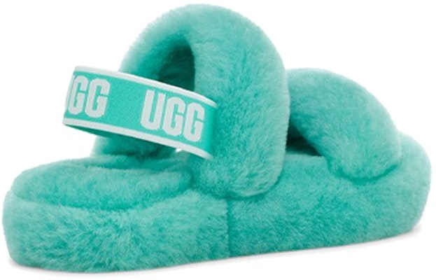 大童 UGG Oh Yeah 羊毛涼鞋 潮綠色 Purchase 大童 UGG Oh Yeah 羊毛涼鞋 潮綠色