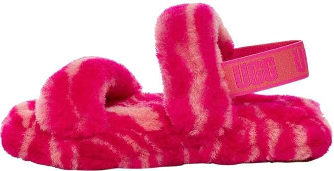 youth-ugg-oh-yes-zebra-rose-red-with-faux-fur-1116642-k-rcr