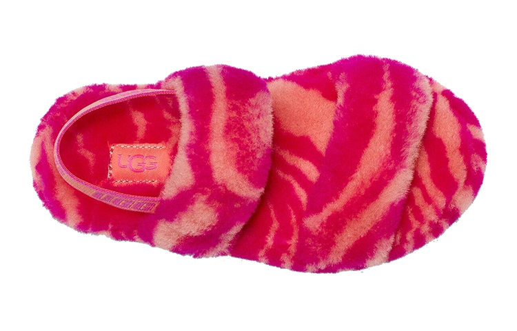 (Youth) UGG Oh Yes 'Zebra Rose Red with Faux Fur' 圖 4