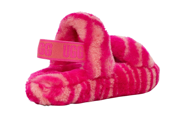 (Youth) UGG Oh Yes 'Zebra Rose Red with Faux Fur' 圖 5