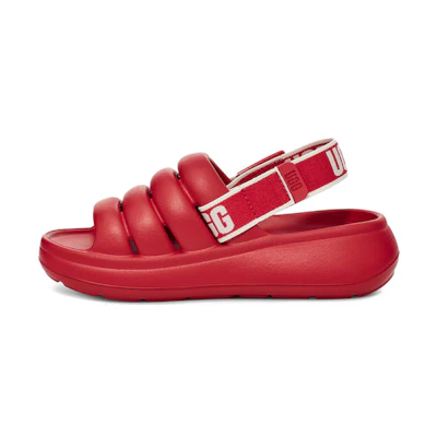 (Youth) UGG Sport Yeah Slide Samba Red