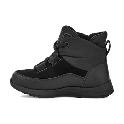 (Youth) UGG Yose Puffer Lace Boot 'Black'