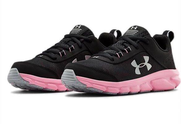 (Youth) Under Armour Assert 8 'Black Pink White' 3022100-003 Lookbook (Youth) Under Armour Assert 8 'Black Pink White' 3022100-003
