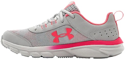 (Youth) Under Armour Assert 8 'Gray Pink White' 3022100-104 (Youth) Under Armour Assert 8 'Gray Pink White' 3022100-104
