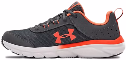 (Youth) Under Armour Assert 8 Grey/Orange/ 'White' 3022100-106 (Youth) Under Armour Assert 8 Grey/Orange/ 'White' 3022100-106