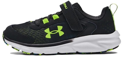 (Youth) Under Armour Assert 9 AC 'Black Lime' 3024635-006 (Youth) Under Armour Assert 9 AC 'Black Lime' 3024635-006