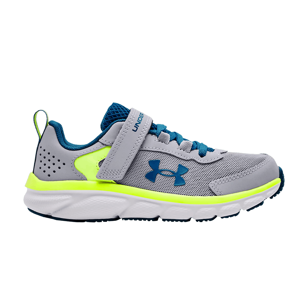 (Youth) Under Armour Assert 9 AC 'Mod Grey High-Vis Yellow' 3024635-105