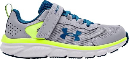 (Youth) Under Armour Assert 9 AC 'Mod Grey High-Vis Yellow' 3024635-105 (Youth) Under Armour Assert 9 AC 'Mod Grey High-Vis Yellow' 3024635-105