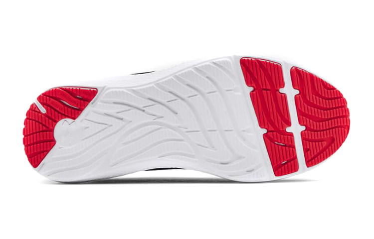 Shop (JR) Under Armour BGS Charged Pursuit 2 Sepatu Lari 'Hitam Merah' 3024484-001