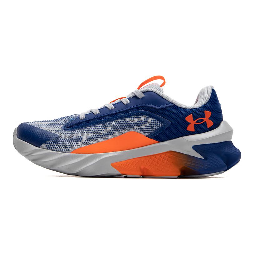 (Youth) Under Armour BPS Scramjet 4 'Blue Orange Grey' 3024209-404