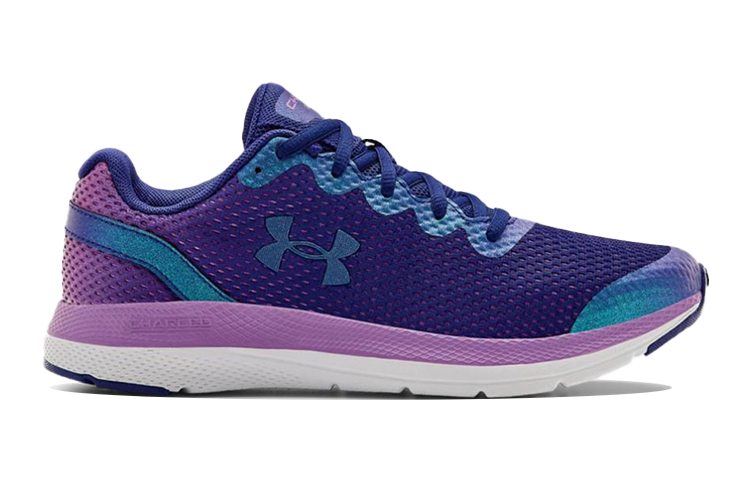 (Youth) UA Charged Impulse Frosty Sports Shoes Blue/Purple 圖 2
