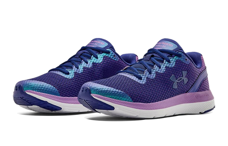(Youth) UA Charged Impulse Frosty Sports Shoes Blue/Purple 圖 3