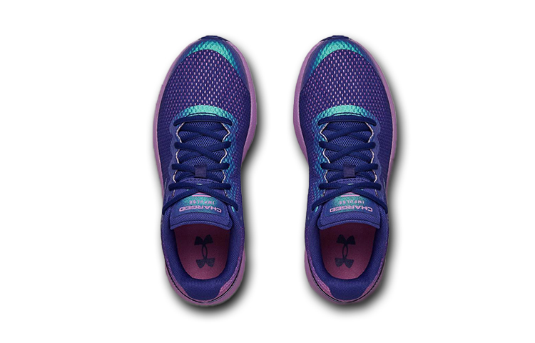 Shop (JR) Under Armour Charged Impulse Frosty Sportschuhe Blau/Lila 3023682-500