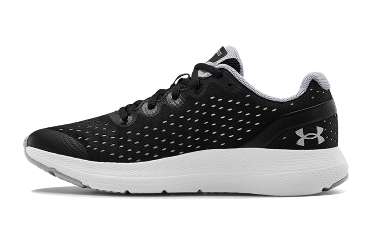 (Youth) Under Armour Charged Impulse Sports Shoes Black/White 3022940-001