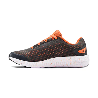 (Youth) UA Charged Pursuit 2 Sports Shoes Gray/Orange