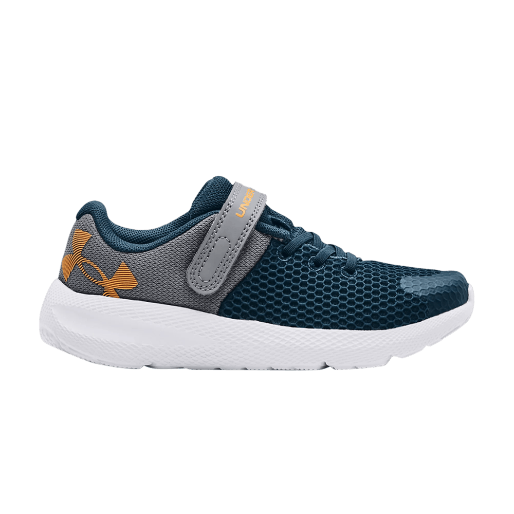 Buy (Youth) Under Armour Charged Pursuit 2 AC 'Big Logo - Blue Note' 3024485-400