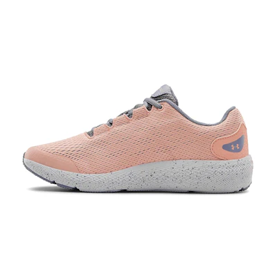 (Youth) UA Charged Pursuit 2 Sneakers Pink/Grey