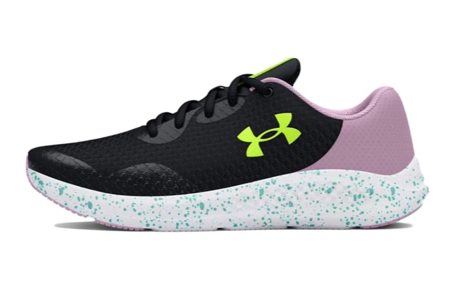 (Youth) Under Armour Charged Pursuit 3 'Black Purple Ace' 3025011-002