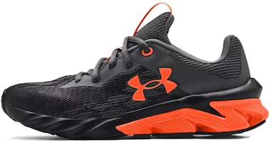 (Youth) Under Armour Charged Scramjet 3 Sports Shoes Black/Orange 3022611-101 (Youth) Under Armour Charged Scramjet 3 Sports Shoes Black/Orange 3022611-101