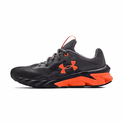 (Youth) UA Charged Scramjet 3 Sports Shoes Black/Orange