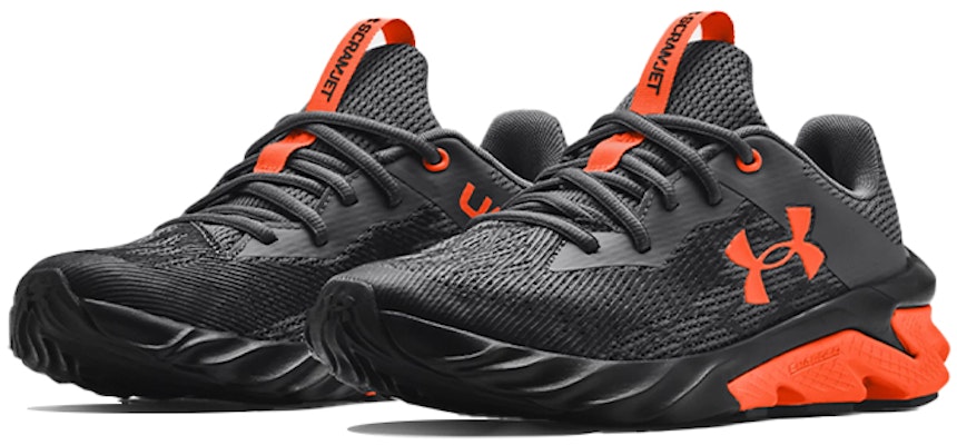 (JR) Under Armour Charged Scramjet 3 Sepatu Olahraga Hitam/Jingga 3022611-101 Lookbook (JR) Under Armour Charged Scramjet 3 Sepatu Olahraga Hitam/Jingga 3022611-101