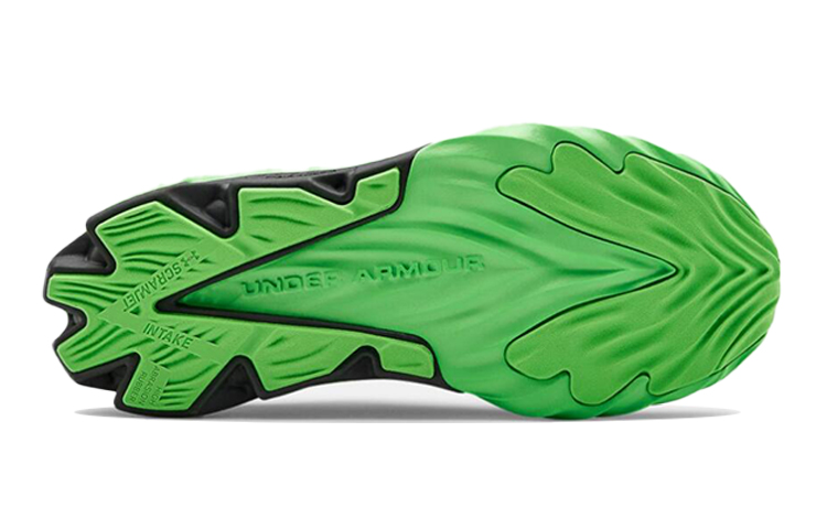 (Youth) UA Charged Scramjet 3 Sports Shoes Green/Black 圖 5