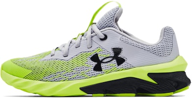 (Youth) Under Armour Charged Scramjet 3 Sports Shoes Grey/Yellow 3022611-102 (Youth) Under Armour Charged Scramjet 3 Sports Shoes Grey/Yellow 3022611-102