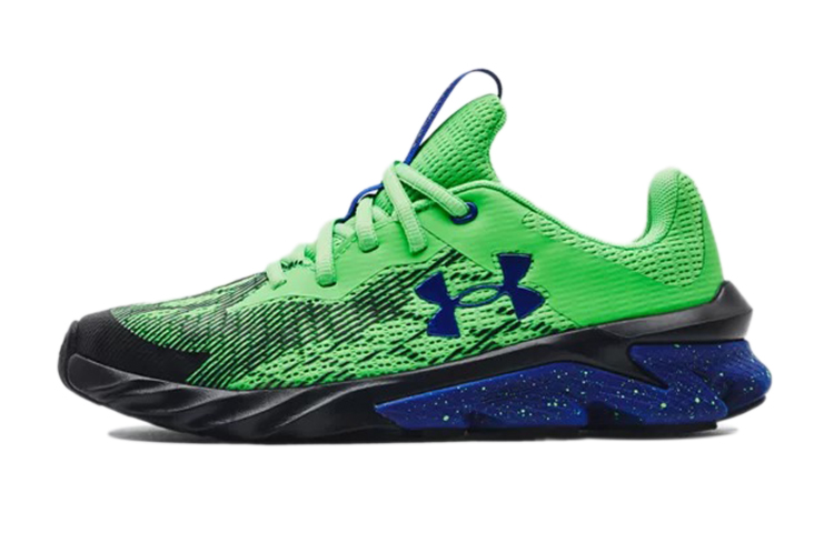 (Youth) Under Armour Charged Scramjet 3 Low-Top Green/ 'Black' 3022611-303