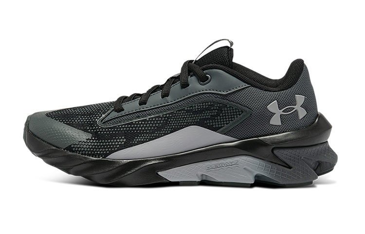 (Youth) Under Armour Charged Scramjet 4 'Black Grey' 3024208-100