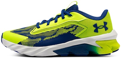 (Youth) Under Armour Charged Scramjet 4 'High Vis Yellow Royal' 3024208-300 (Youth) Under Armour Charged Scramjet 4 'High Vis Yellow Royal' 3024208-300