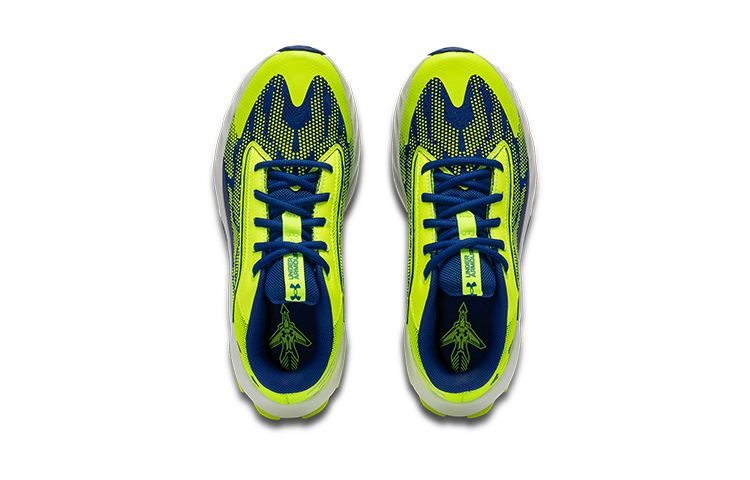 Lookbook (JR) Under Armour Charged Scramjet 4 'Kuning Terang Royal' 3024208-300