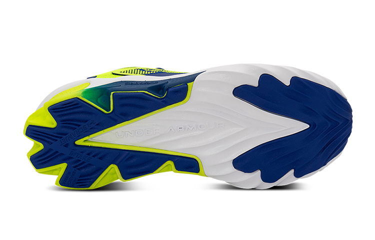 Shop (JR) Under Armour Charged Scramjet 4 'Kuning Terang Royal' 3024208-300