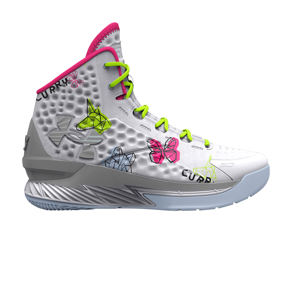 Buy (Youth) Under Armour Curry 1 'Tattoo' 3026414-100