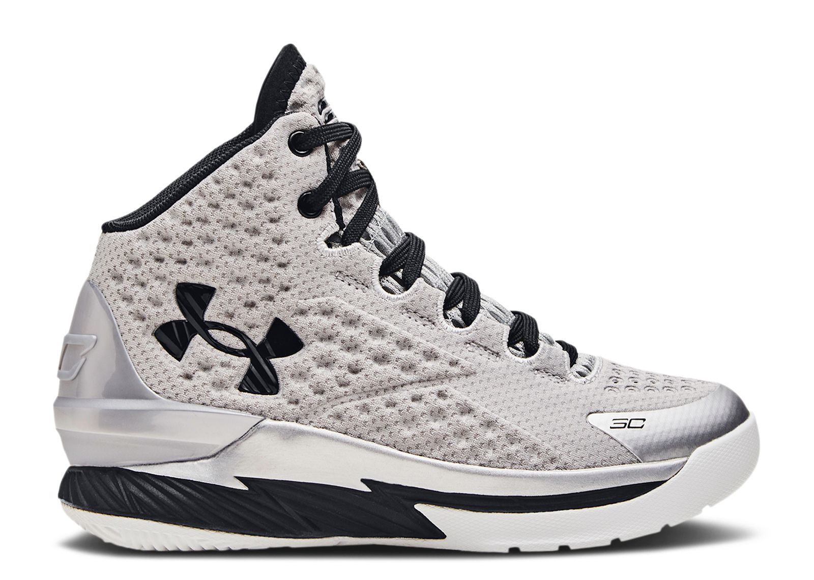 (Youth) Under Armour Curry 1 Retro 'Black History Month' 3026300-100
