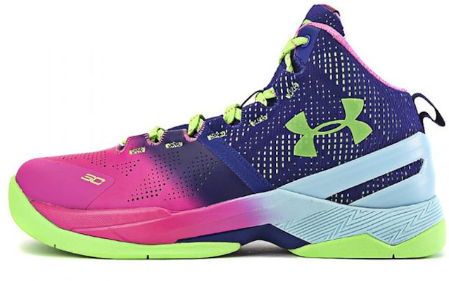 (JR) Under Armour Curry 2 'Bulan Sejarah Hitam Biru Pink' 1270817-652 Buy (JR) Under Armour Curry 2 'Bulan Sejarah Hitam Biru Pink' 1270817-652