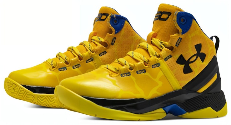 (JR) 安德玛 Curry 2 复刻版 'Double Bang' 篮球鞋 3026303-700 Lookbook (JR) 安德玛 Curry 2 复刻版 'Double Bang' 篮球鞋 3026303-700