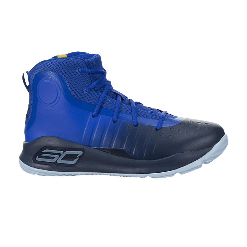 (Youth) Under Armour Curry 4 Mid 'Royal Blue' 1295996-402