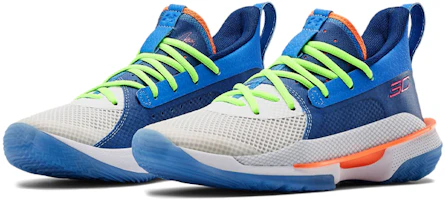 Lookbook (青少年)Under Armour Curry 7 Big 'Super Soaker' 3022113-404