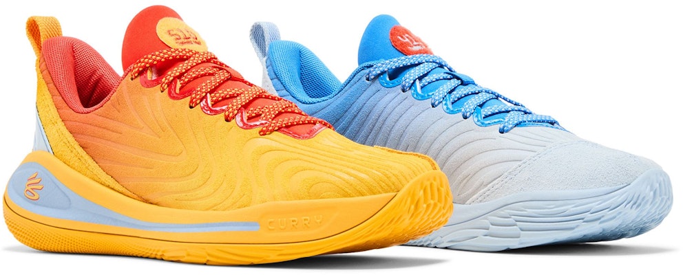 (JR) Under Armour Curry Flow 12 'What The Bay' Sneakers 6006147-453 1