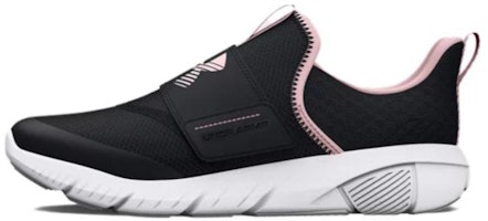 (Youth) Under Armour Flash 'Black Prime Pink' 3026722-001 (Youth) Under Armour Flash 'Black Prime Pink' 3026722-001