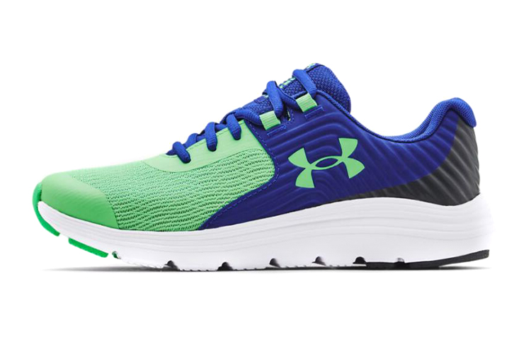 (Youth) Under Armour Grade School UA Outhustle Running 'Blue Green' 3024829-300