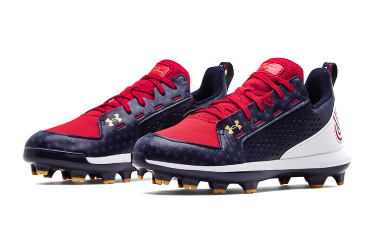 Lookbook (JR) Under Armour Harper 6 Low TPU ''USA Jr'' Chaussures Junior Baseball 3025270-100