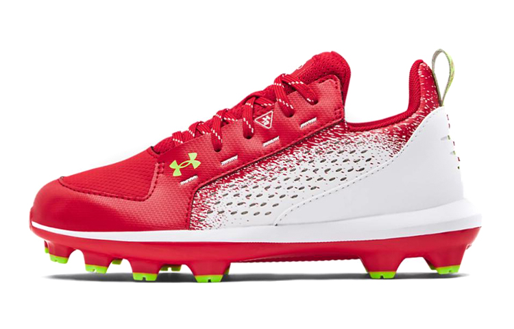(Youth) Under Armour Harper 6 Low TPU JR 'Red White' 3024327-600