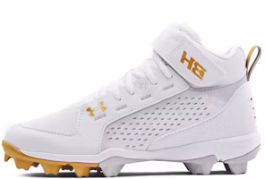 (Youth) Under Armour Harper 6 Mid RM JR 'White' 3024325-100 (Youth) Under Armour Harper 6 Mid RM JR 'White' 3024325-100