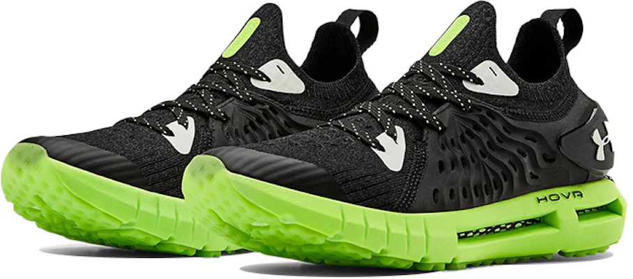 (JR) Under Armour HOVR Phantom RN Glow 'Hitam Hijau' 3023195-001 Lookbook (JR) Under Armour HOVR Phantom RN Glow 'Hitam Hijau' 3023195-001