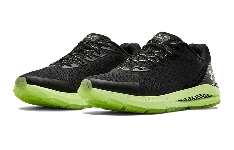 (Youth) UA Hovr Sonic 3 Glow Black/Green 圖 3