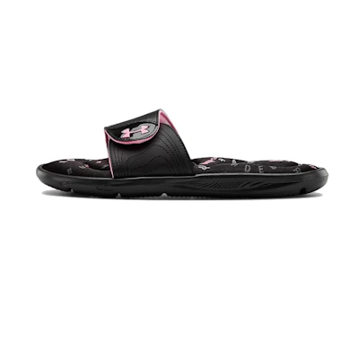 (Youth) UA Ignite IX Swerve Micro Slippers 'Black Pink'